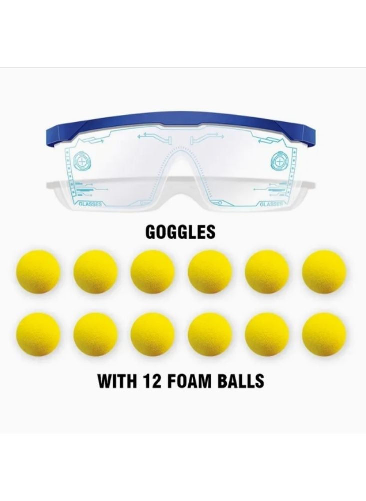 بريميم مجموعة لعب الأدوار للأطفال: مسدس لعبة على شكل شخصية مع كرات إسفنجية ناعمة ونظارات واقية - لعبة إطلاق نار - Image 3